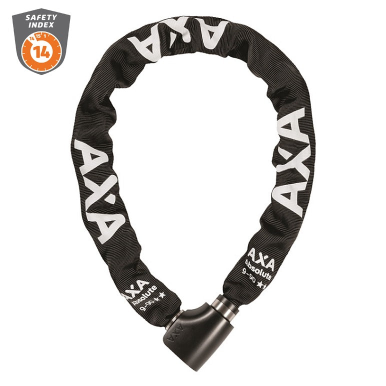 Axa Chain Absolute 9 90Cm Black Godkänt Sbcs